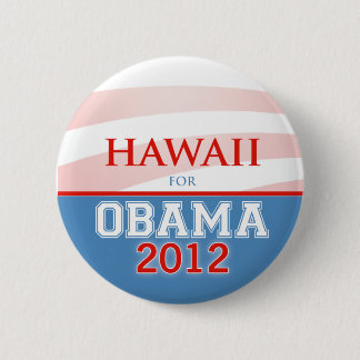 HAWAII für Obama 2012 Button