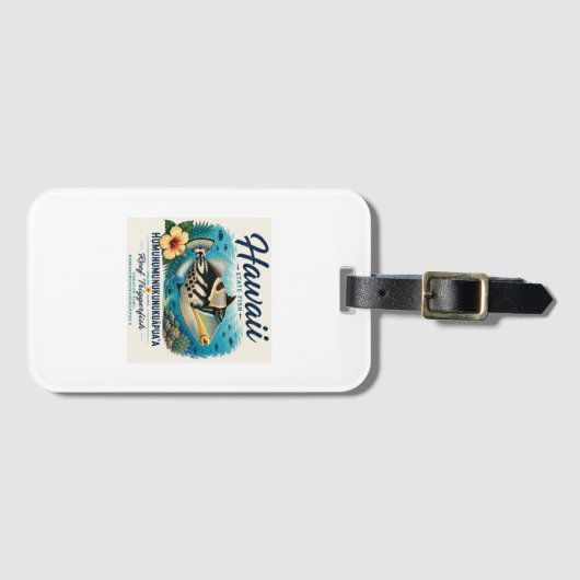 Hawaii-Gepäck Gepäckanhänger (Vorderseite (Horizontal))