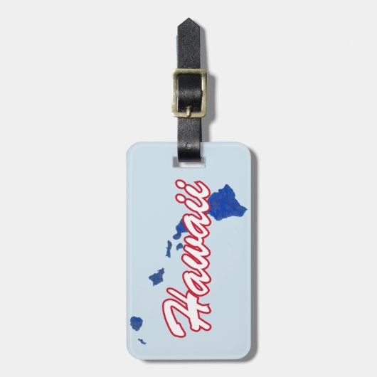 Hawaii Gepäckanhänger (Vorderseite vertikal)