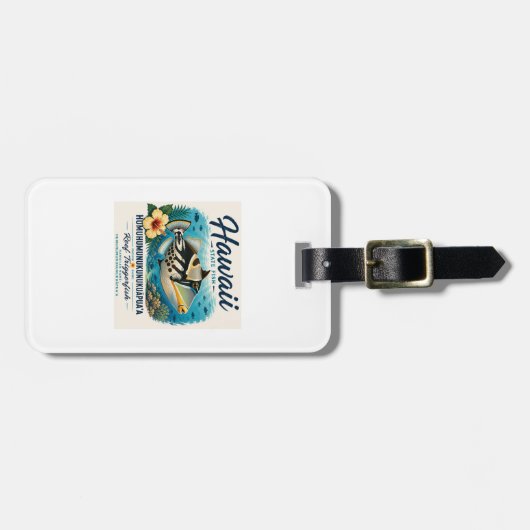 Hawaii-Gepäckanhänger Gepäckanhänger (Vorderseite horizontal)