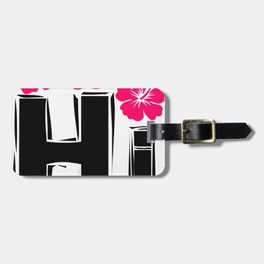Hawaii-Geschenkandenken Gepäckanhänger (Vorderseite horizontal)