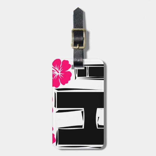 Hawaii-Geschenkandenken Gepäckanhänger (Vorderseite vertikal)