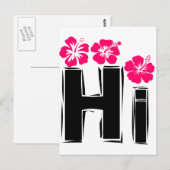 Hawaii gibt Souvenirs Postkarte (Vorne/Hinten)