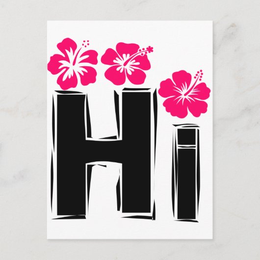Hawaii gibt Souvenirs Postkarte (Vorderseite)
