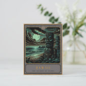 Hawaii | Gothic Art Postkarte (Stehend Vorderseite)