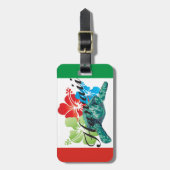 Hawaii Green Sea Turtle Gepäckanhänger (Vorderseite vertikal)