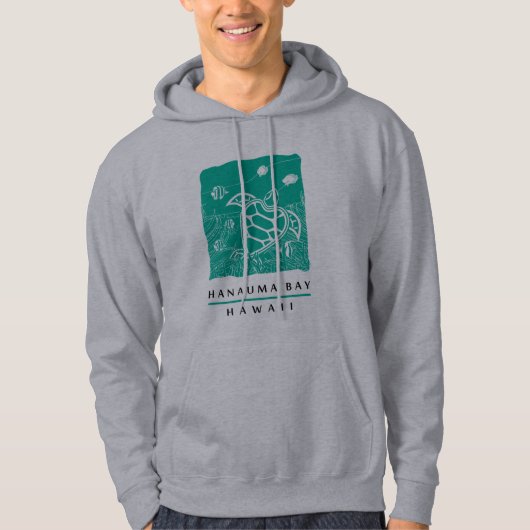 Hawaii Green Sea Turtle - Hanauma Bay Hoodie (Vorderseite)