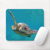 Hawaii Green Sea Turtle - Honu Mousepad (Mit Mouse)