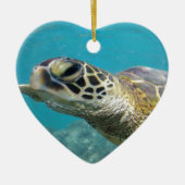 Hawaii Green Sea Turtle Keramik Ornament (Vorne)