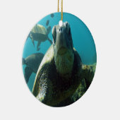 Hawaii Green Sea Turtle Keramik Ornament (Rechts)