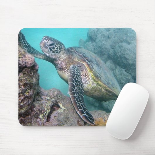 Hawaii Green Sea Turtle Mousepad (Mit Mouse)