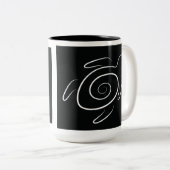 Hawaii Green Sea Turtle Zweifarbige Tasse (VorderseiteRechts)