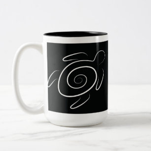 Hawaii Green Sea Turtle Zweifarbige Tasse