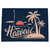 Hawaii Große Geschenktüte (Vorderseite)
