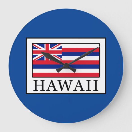 Hawaii Große Wanduhr (Vorderseite)