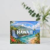 Hawaii Grüße von der Postkarte (Stehend Vorderseite)
