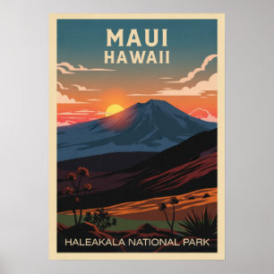 Hawaii Haleakala Nationalpark V02 Poster