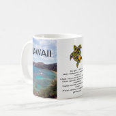 Hawaii Hanauma Bay Aloha Kaffeetasse (Vorderseite Links)