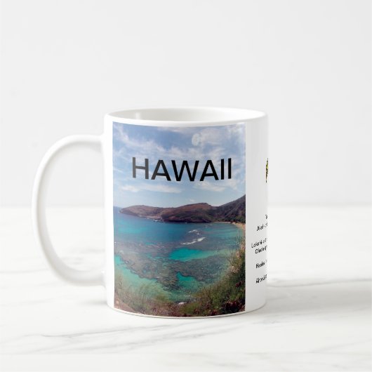 Hawaii Hanauma Bay Aloha Kaffeetasse (Links)