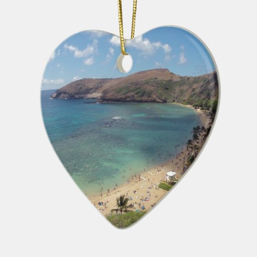 Hawaii Hanauma Bay Oahu Keramik Ornament (Links)