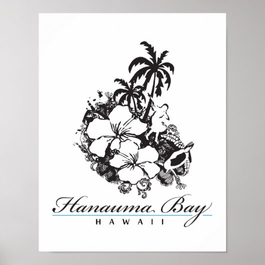 Hawaii Hanauma Bay Poster (Vorne)