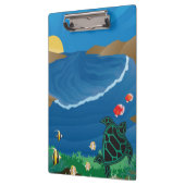 Hawaii Hanauma Bay Turtle Klemmbrett (Links)