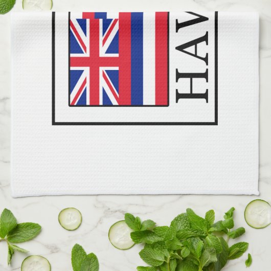 Hawaii Handtuch (Gefaltet)