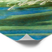 Hawaii, Hawaii-Surfer-Mädchen auf einer großen Wel Poster (Ecke)