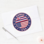 Hawaii, Hawaii, USA sticker, Quadratischer Aufkleber (Umschlag)