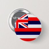 HAWAII / HAWAIIAN FLAG BUTTON (Vorne & Hinten)
