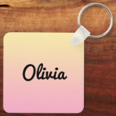 Hawaii | Hawaiian Hula Dancer Personalisiert Schlüsselanhänger (Rückseite)