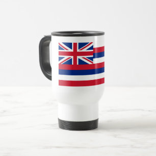 Hawaii, hawaiianische Aloha-Paradies-Staatsflagge Reisebecher