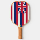 Hawaii-Hawaiianische Flagge Pickleball Schläger (Vorderseite)