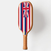 Hawaii-Hawaiianische Flagge Pickleball Schläger (Links)