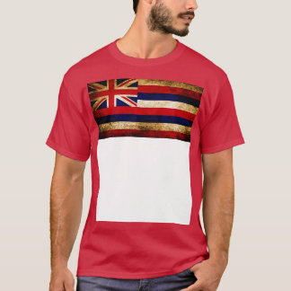 Hawaii Hawaiianische Flagge Vintag rustikal T-Shirt