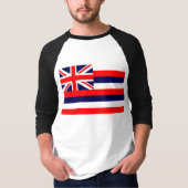 HAWAII/HAWAIISCHE FLAGGE T-Shirt (Vorderseite)