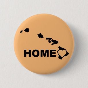 Hawaii-Heimat-weg-von-Staat-Button-Abzeichen-Pin Button