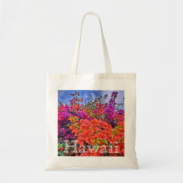 Hawaii helle Bougainvillea Blume wiederverwendbare Tragetasche