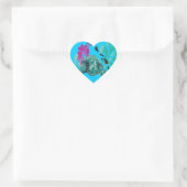 Hawaii Herz-Aufkleber (Tasche)