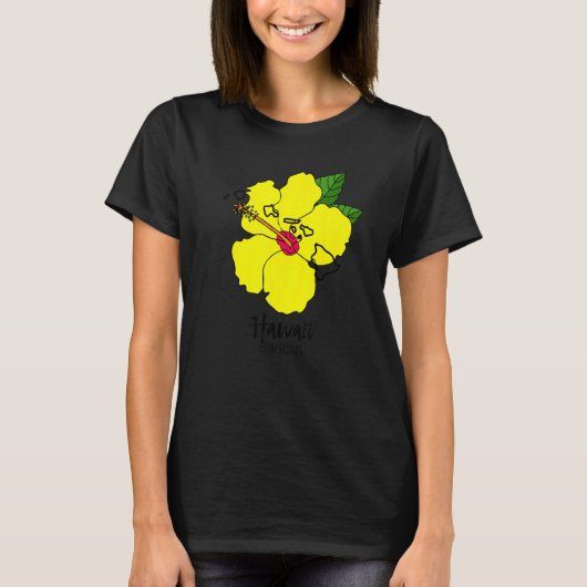 Hawaii Hibiscus Flower T-Shirt (Vorderseite)