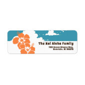 Hawaii Hibiscus & Summer Clouds Customizable (Vorne)