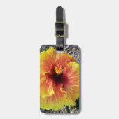 Hawaii-Hibiskus-Blume Gepäckanhänger (Vorderseite vertikal)