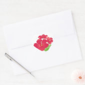 Hawaii Hibiskus Blume Herz-Aufkleber (Umschlag)