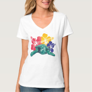 Hawaii-Hibiskus-Blume T-Shirt