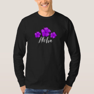 Hawaii Hibiskus-Blüten Hawaiianischer Surfer-Stil T-Shirt