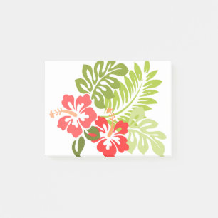 Hawaii Hibiskus Flora Blume Blüten Post-it Klebezettel