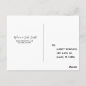 Hawaii Hibiskus Gelbe Blume Postkarte (Rückseite)