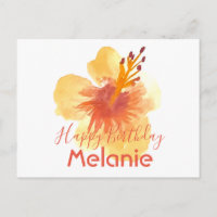 Hawaii Hibiskus Gelbe Blume