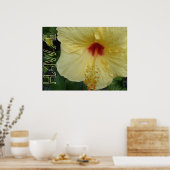 Hawaii-Hibiskus-Poster Poster (Küche)