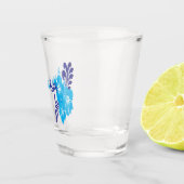 Hawaii Hibiskus Shot glass Schnapsglas (Rechts)